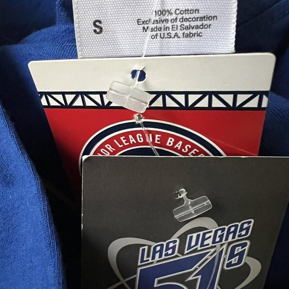 RARE Las Vegas 51s Minor League Baseball Alien T-Shirt UNISEX S Genuine Merch! - Picture 2 of 4